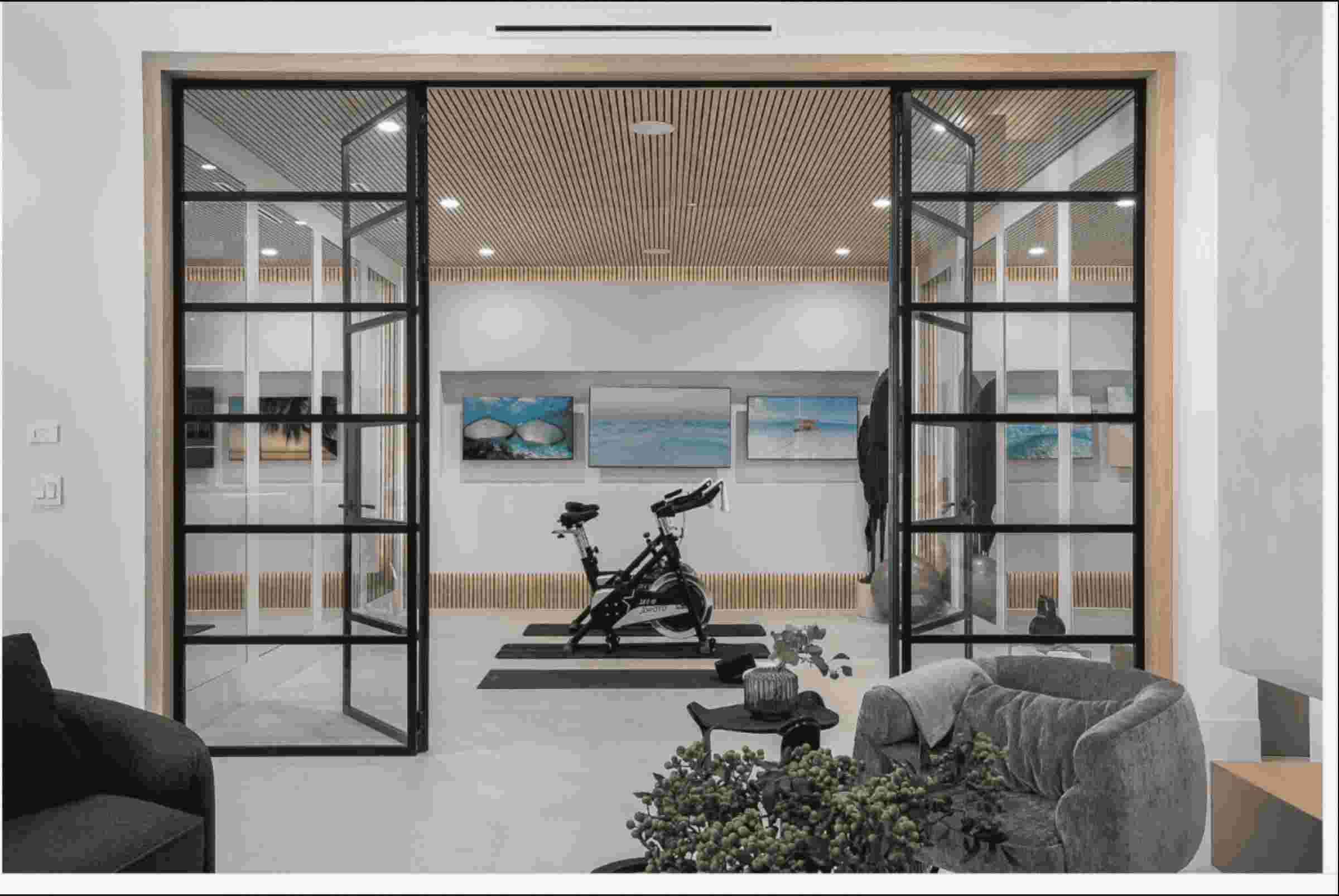 Sala privada en vivienda de Barrio Salamanca para entrenamientos personalizados